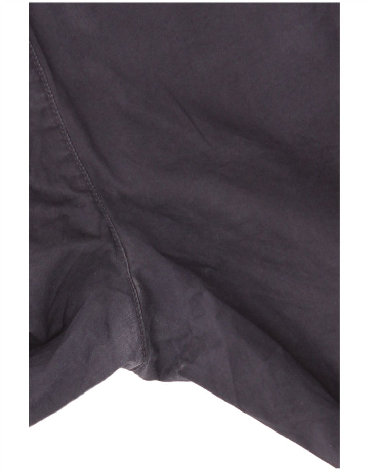Marks & Spencer Short Chino Homme W36 Large Bleu Marine Coton