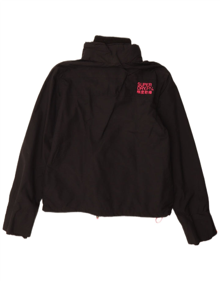 Superdry Veste coupe-vent The Windcheater pour femme UK 18 XL Nylon noir