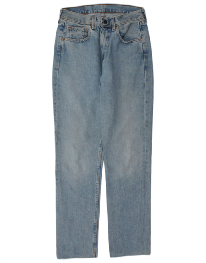 Levi's Jean Droit 595 Femme W30 L30 Bleu Coton