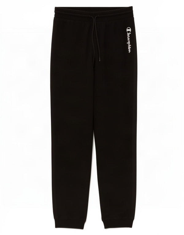 Champion Pantalon de survêtement pour homme en coton noir Taille S