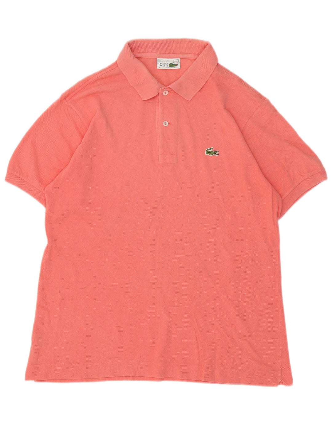 Lacoste Polo Homme Taille 4 Coton Rose Moyen