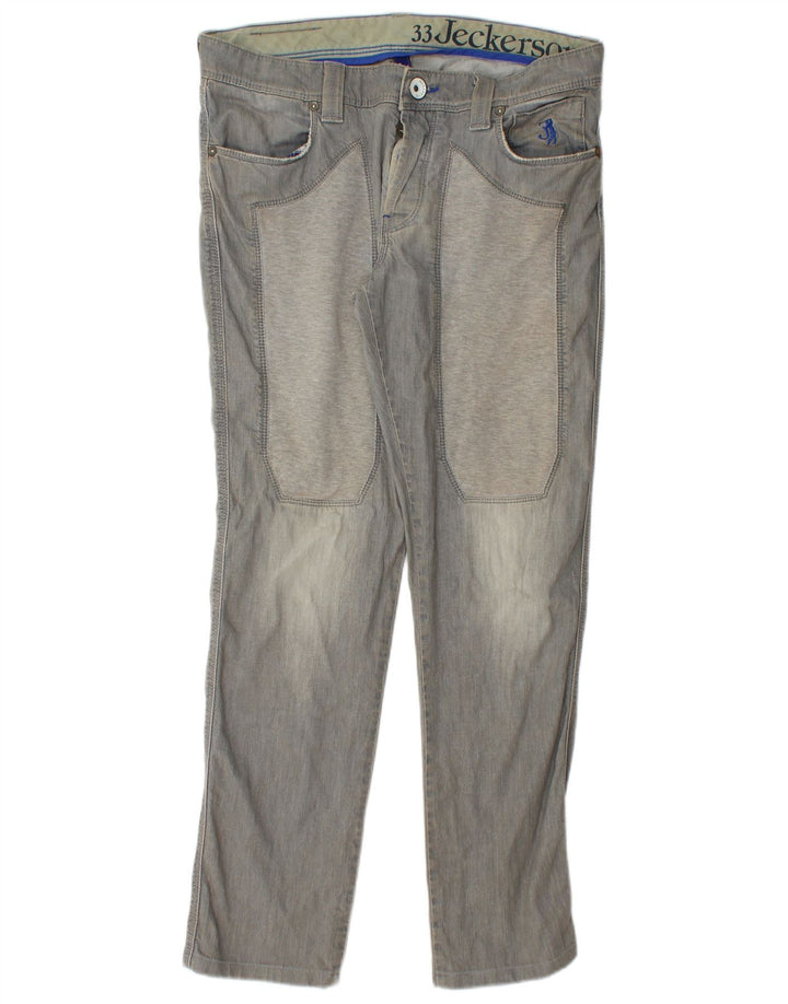 Jeckerson Jean Slim Femme W33 L29 Gris Coton