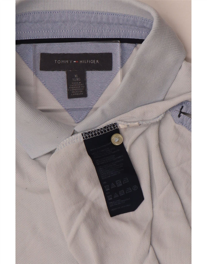 Tommy Hilfiger Polo Homme XL Bleu Coton