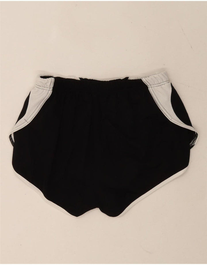 Asics Short de sport graphique pour femme UK 12 Polyester color block noir moyen