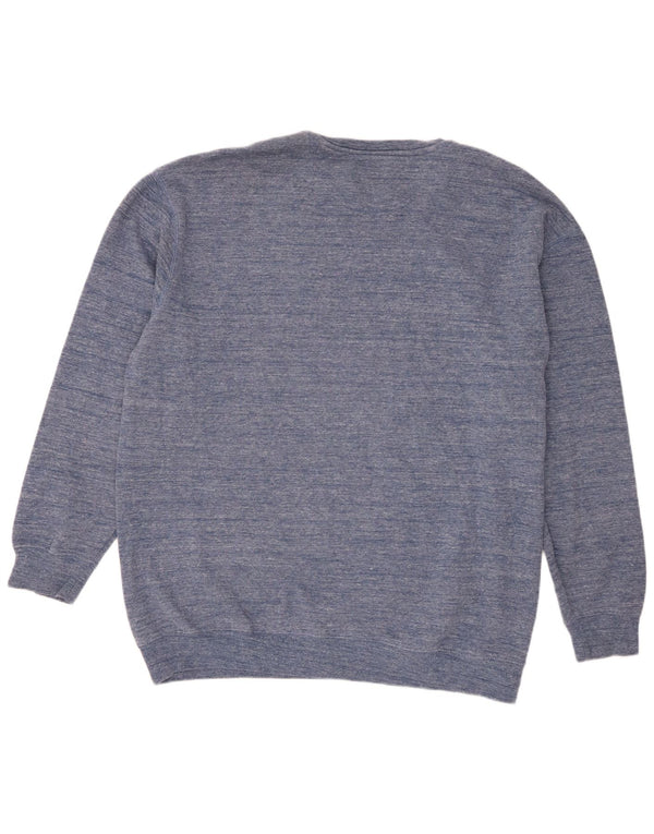 U.S. Polo Assn. Sweatshirt Homme Jumper 2XL Bleu Marine Moucheté Coton