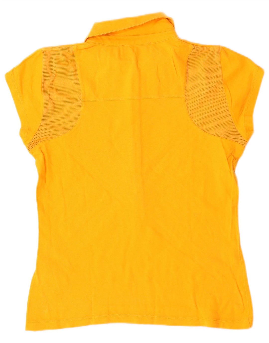 Belfe Polo Femme UK 10 Petit Jaune Coton