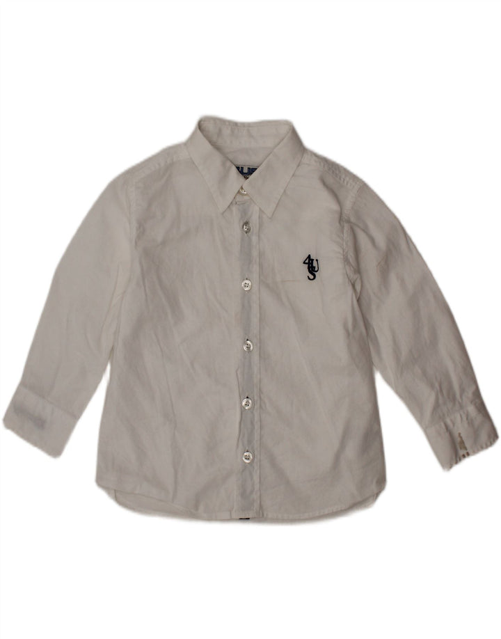 CESARE PACIOTTI 4US Chemise bébé garçon 9-12 mois coton blanc