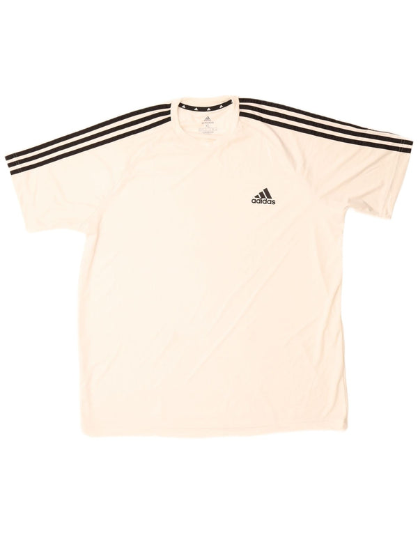Adidas Hommes Aeroready T-Shirt Top XL Blanc