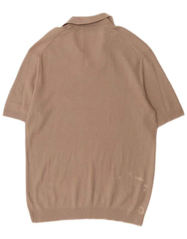 Massimo Dutti Polo Homme Grand Gris Coton