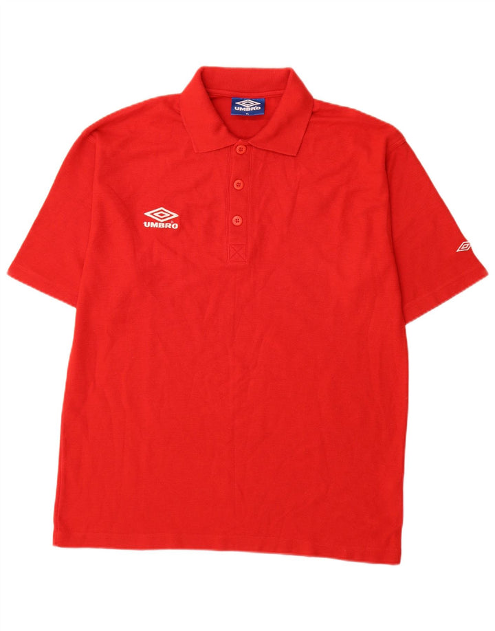 Umbro Polo Homme XL Rouge Polyester