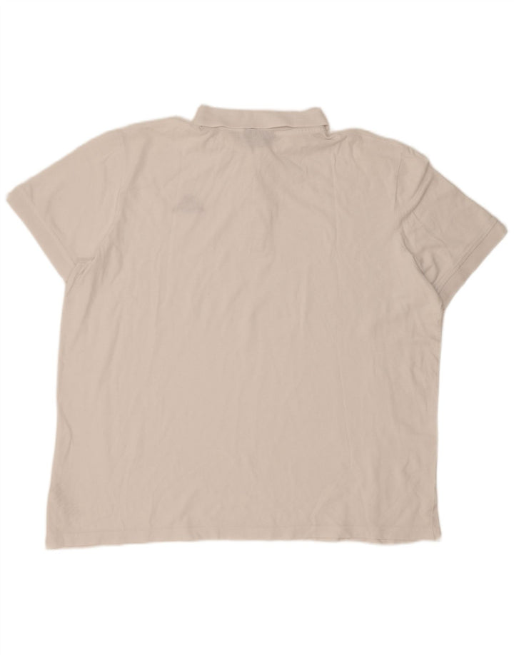 Kappa Polo Homme 2XL Blanc Coton