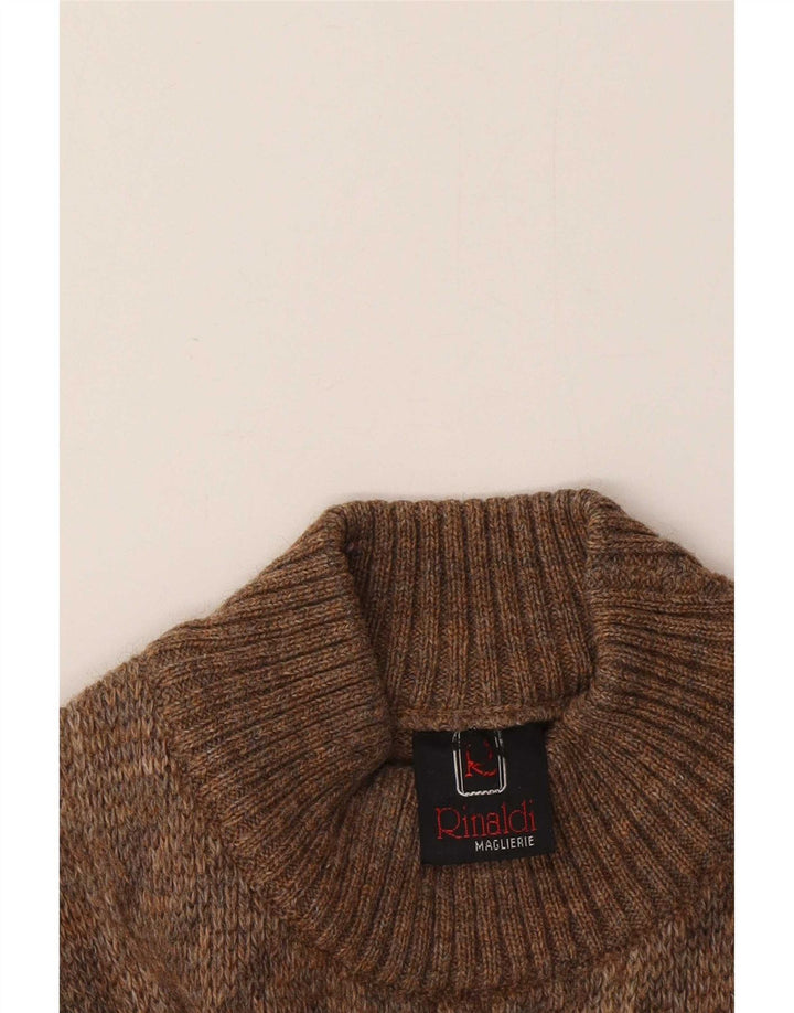 Rinaldi Pull Géométrique Homme Marron Moyen Géométrique Classique