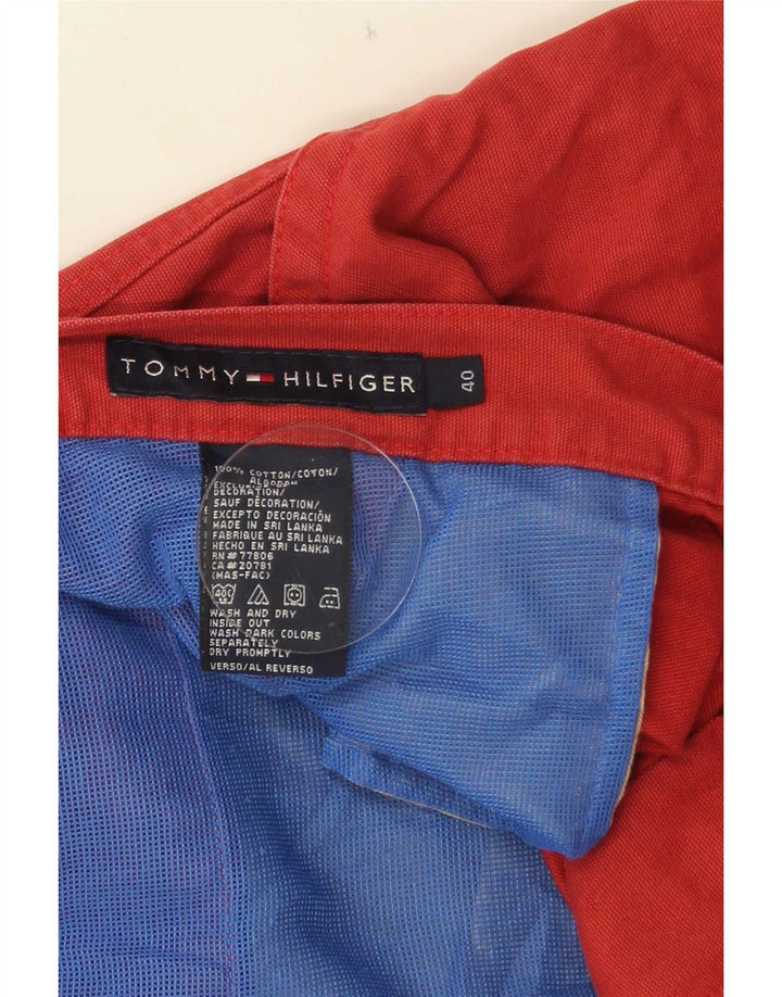 Tommy Hilfiger Short Cargo Homme W40 XL Rouge Coton