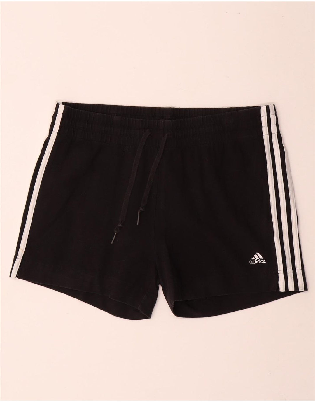 ADIDAS Short de sport pour femme UK 16/18 Large Noir