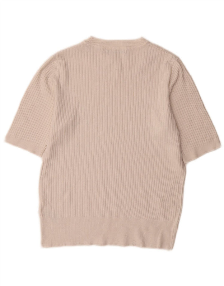Marks & Spencer Pull col bateau pour femme UK 10 Petit Blanc