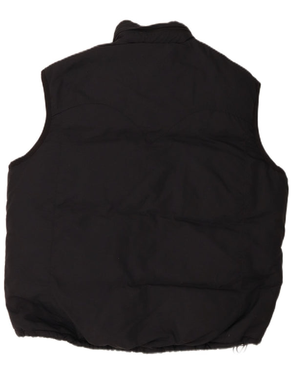 Levi's Gilet rembourré à capuche homme UK 40 Large Noir Polyamide