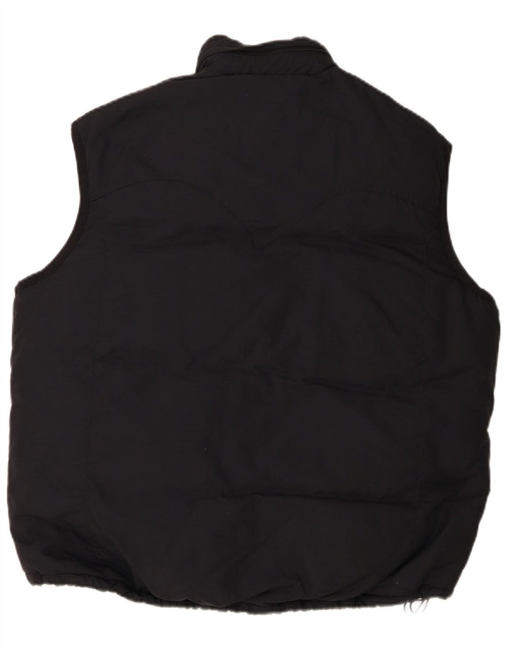 Levi's Gilet rembourré à capuche homme UK 40 Large Noir Polyamide