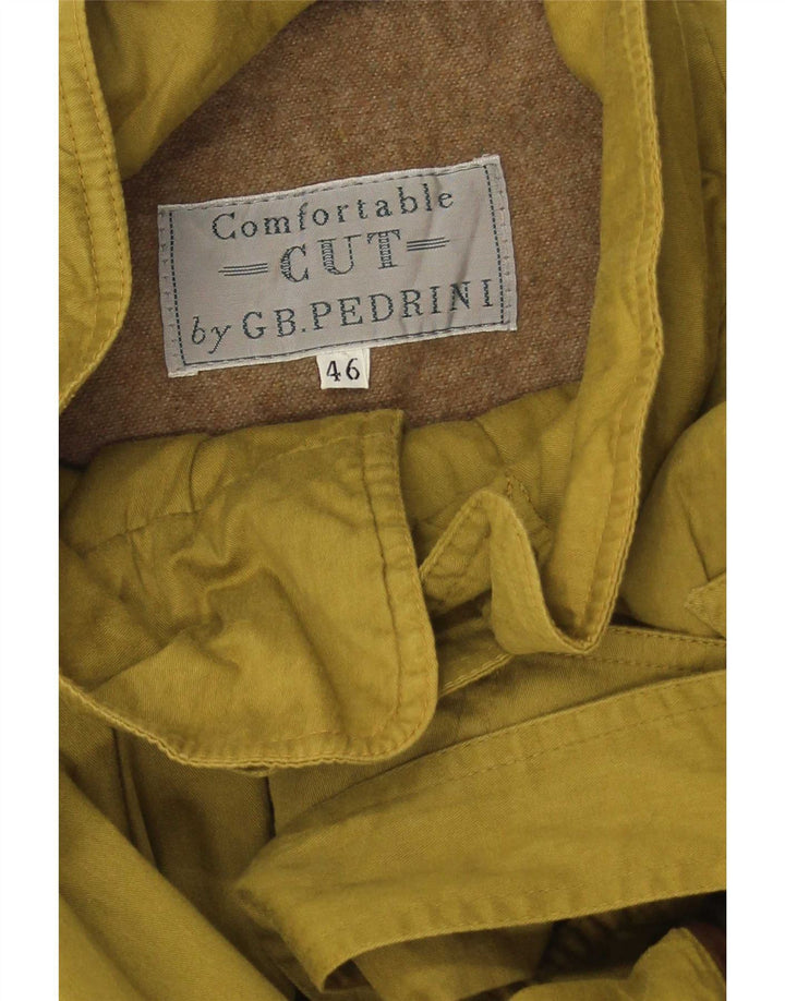 GB.PEDRINI Trench Homme IT 46 Petit Vert