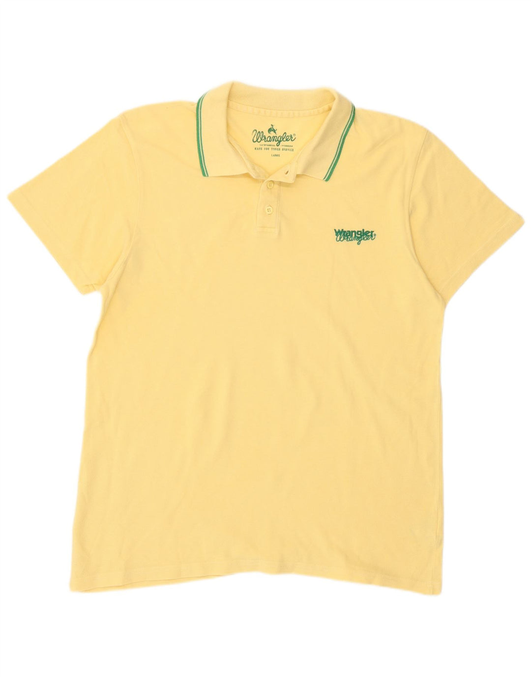 Wrangler Polo Homme Grand Jaune Coton