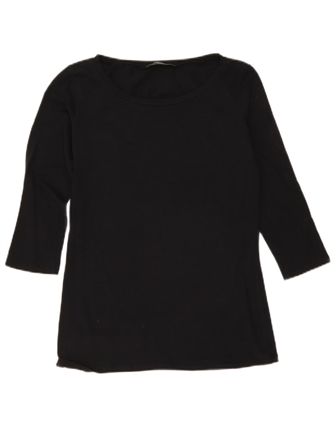 Max Mara Haut de week-end pour femme à manches 3/4 UK 12 Medium Noir
