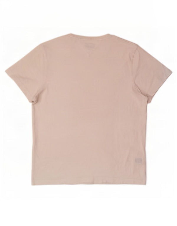 Tommy Hilfiger T-Shirt Homme Haut 2XL Blanc Coton