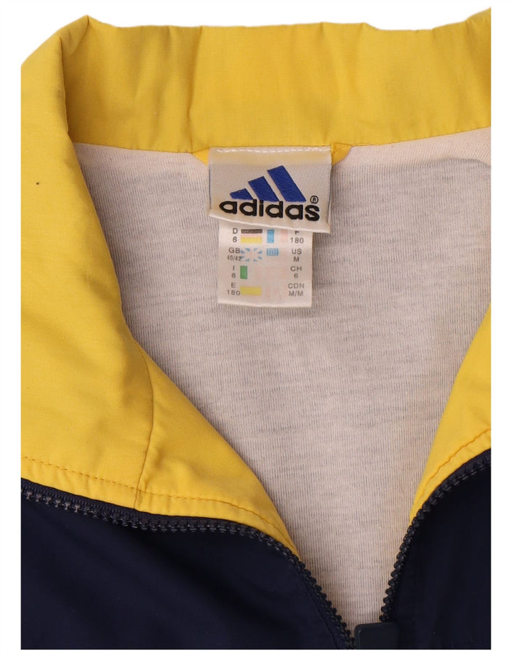 Adidas Veste de survêtement pour homme UK 40/42 Bleu marine moyen Colourblock