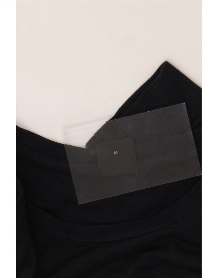 HUGO BOSS Homme Top Manches Longues Coton Rayé Bleu Marine Moyen