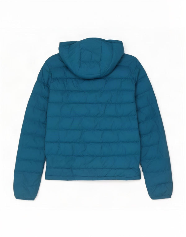 Mountain Warehouse Veste rembourrée à capuche pour femme UK 8 Small Bleu Nylon
