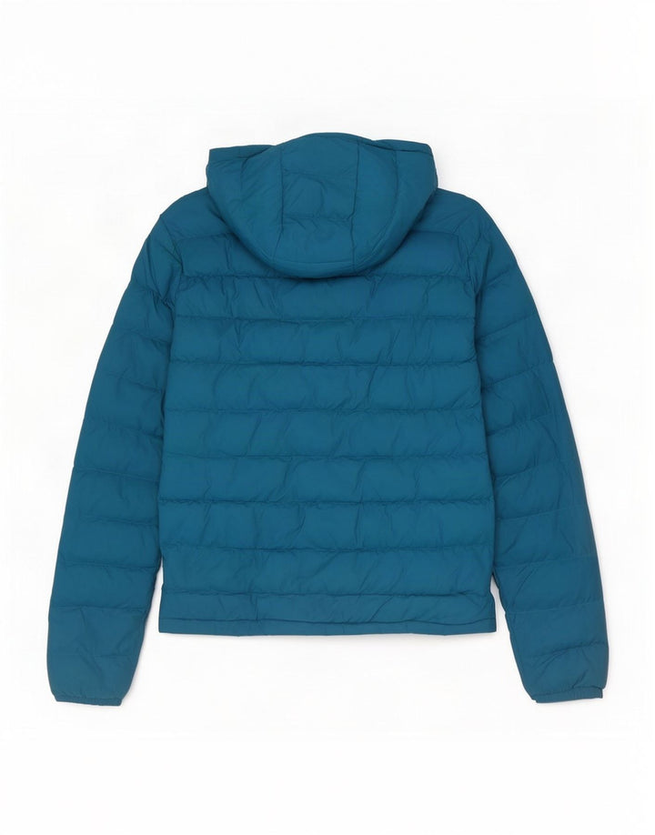 Mountain Warehouse Veste rembourrée à capuche pour femme UK 8 Small Bleu Nylon