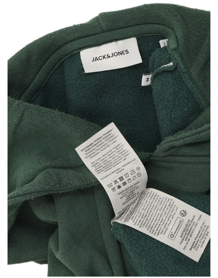 Jack & Jones Pull à Capuche Homme Vert Moyen Coton