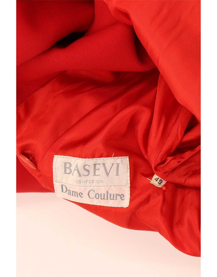 Basevi Manteau Double Boutonnage Homme IT 49 XL Rouge