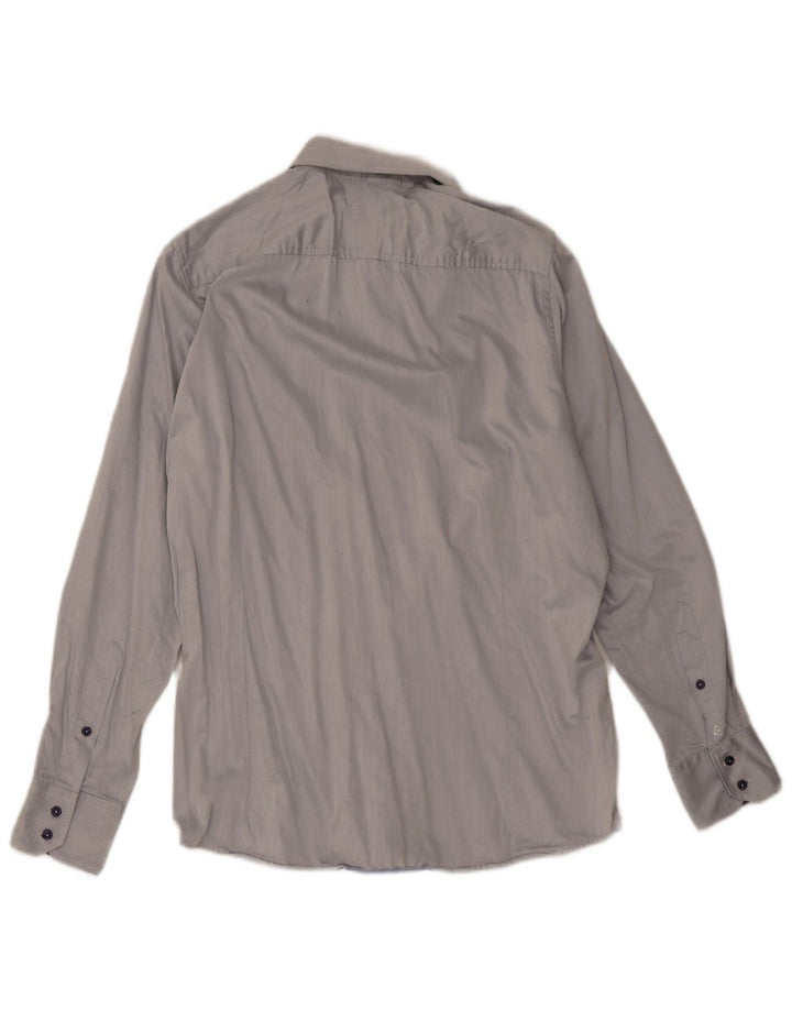 Pierre Cardin Chemise Homme Taille 42 Grand Coton Gris