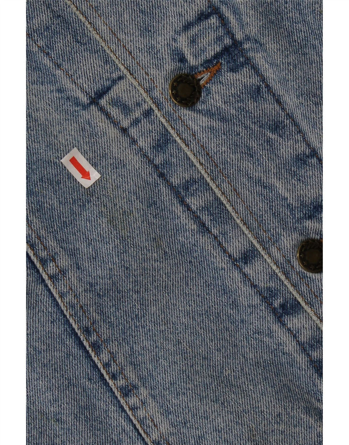 veste en denim homme vintage UK 38 coton bleu moyen