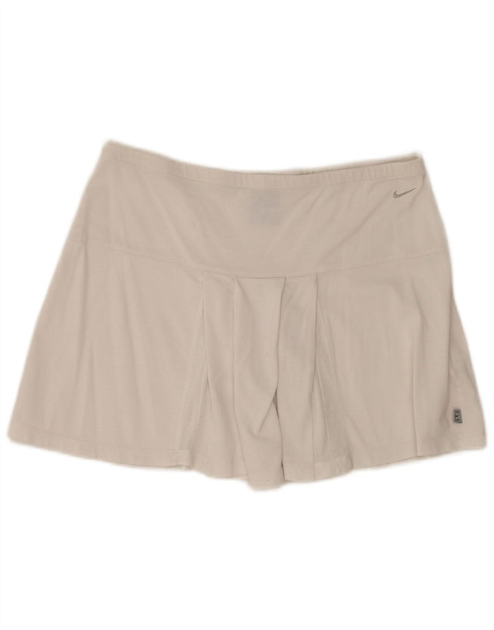 Nike Short de sport pour femme UK 14 Blanc moyen