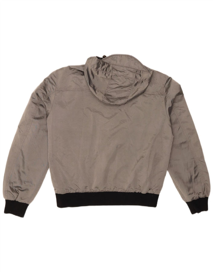 REFRIGIWEAR Veste bomber à capuche pour homme UK 40 Large Gris Polyester