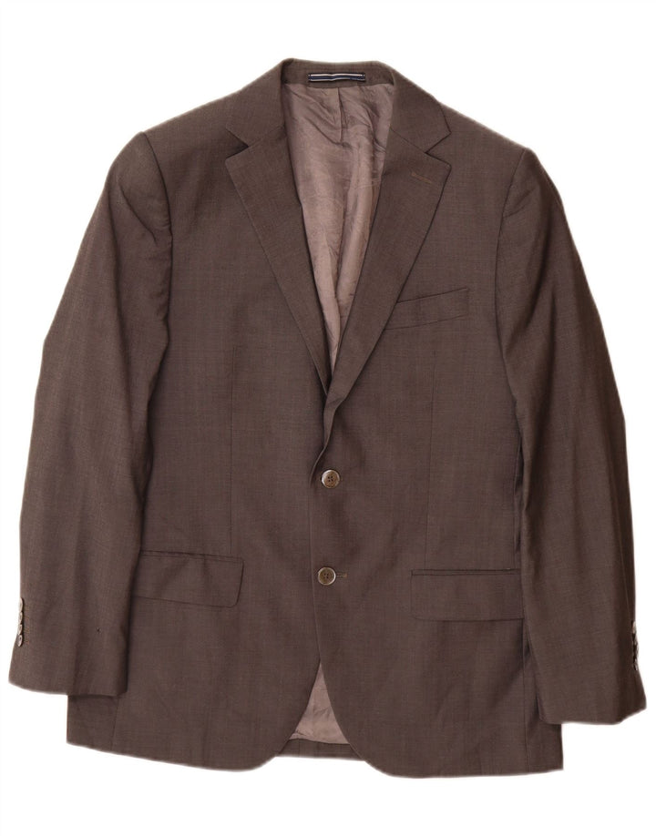Massimo Dutti Veste Blazer 2 Boutons Homme EU 48 Laine Gris Moyen