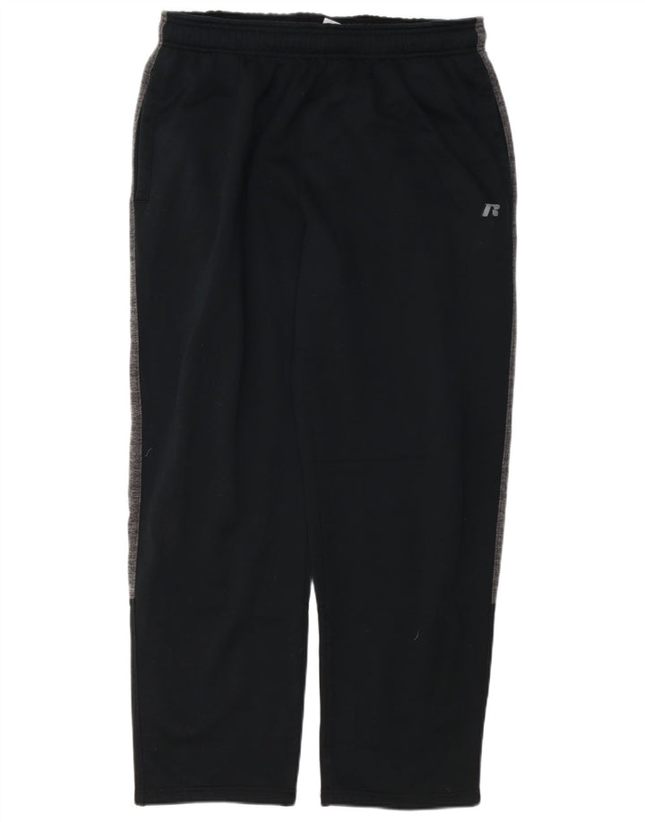 RUSSELL ATHLETIC Pantalon de survêtement pour homme Large Noir Colourblock Polyester
