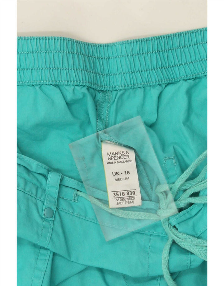 Marks & Spencer Bermuda pour femme UK 16 Large W36 L18 Turquoise