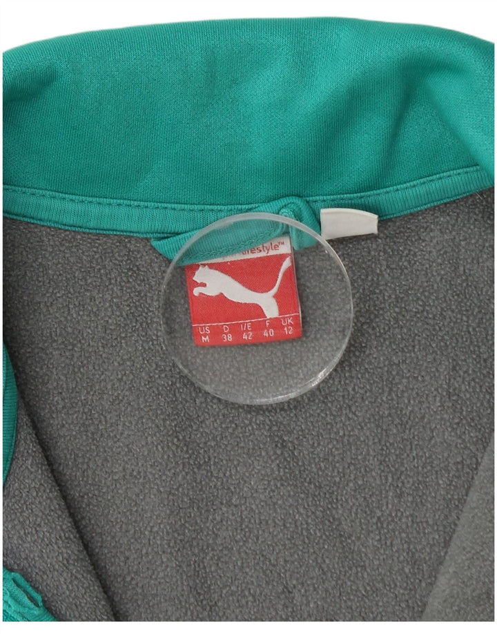 PUMA Veste de survêtement pour femme UK 42 Gris moyen Polyester