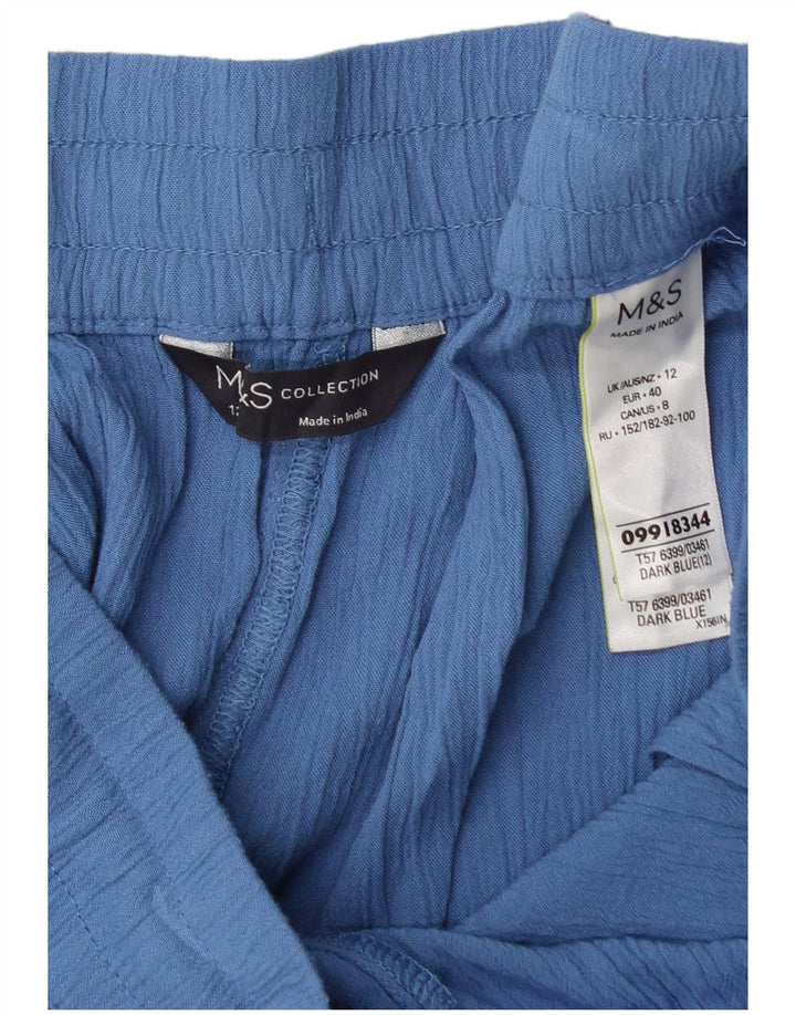 Marks & Spencer Short de sport pour femme UK 12 Bleu moyen Viscose
