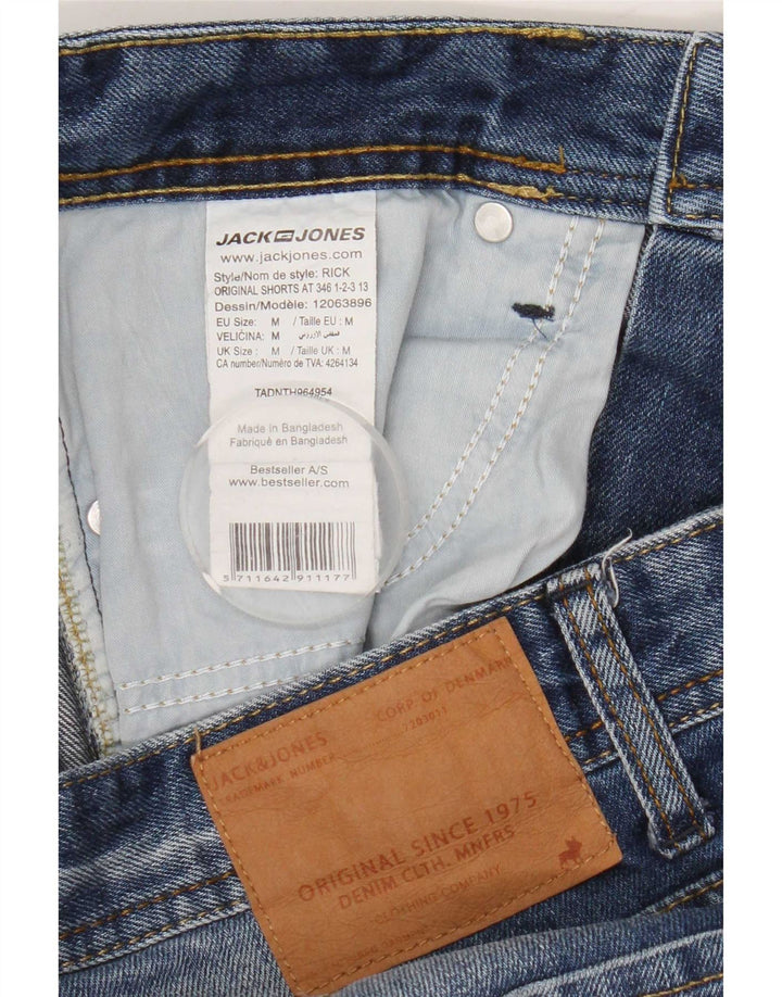Jack & Jones Short en Jean Homme Medium W32 Bleu Coton