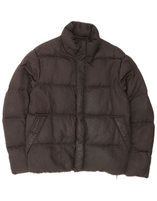 Emporio Armani Veste matelassée pour homme IT 50 Large Noir Polyester