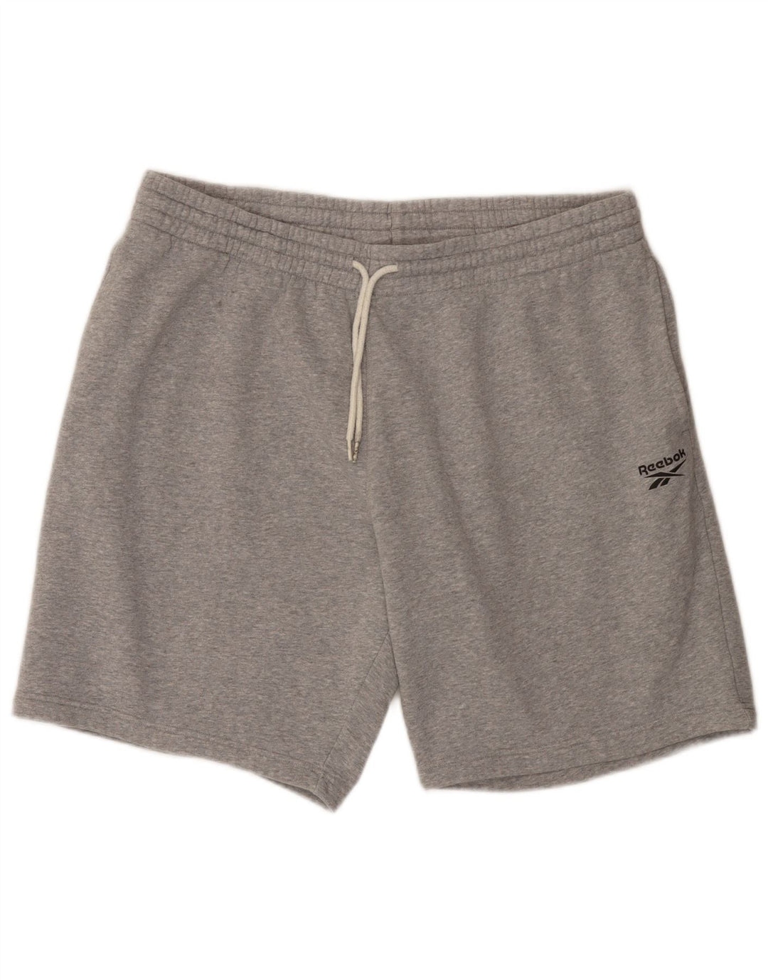 Reebok Short de Sport Homme 2XL Gris Moucheté Coton