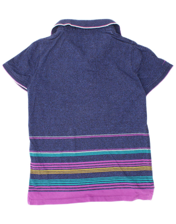 Ted Baker Polo Garçon 7-8 ans Bleu Marine Rayé Coton