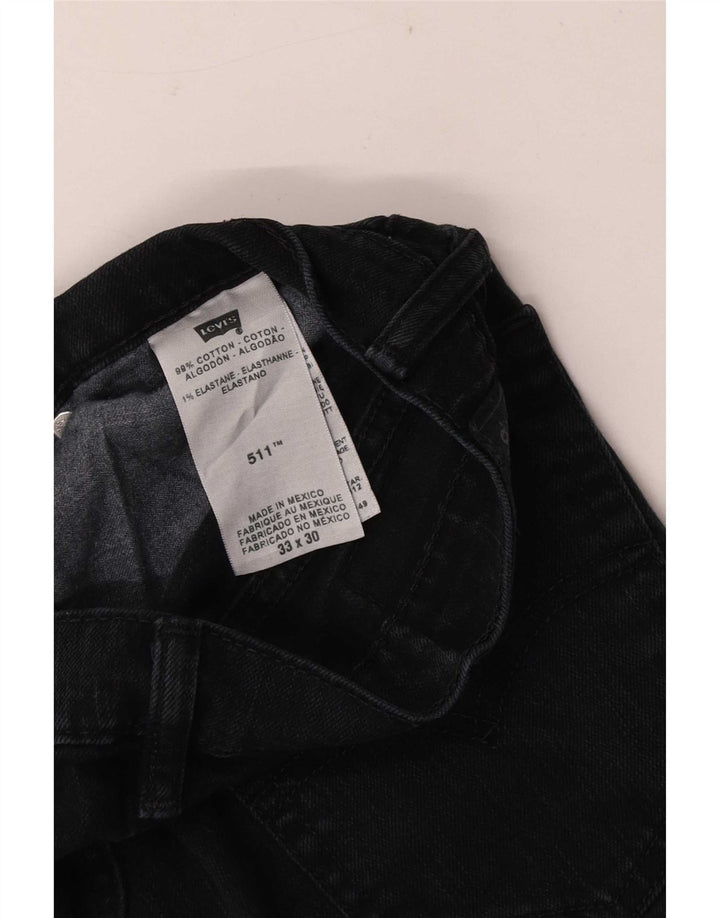 Levi's Jean Slim W33 L30 Homme Noir Coton