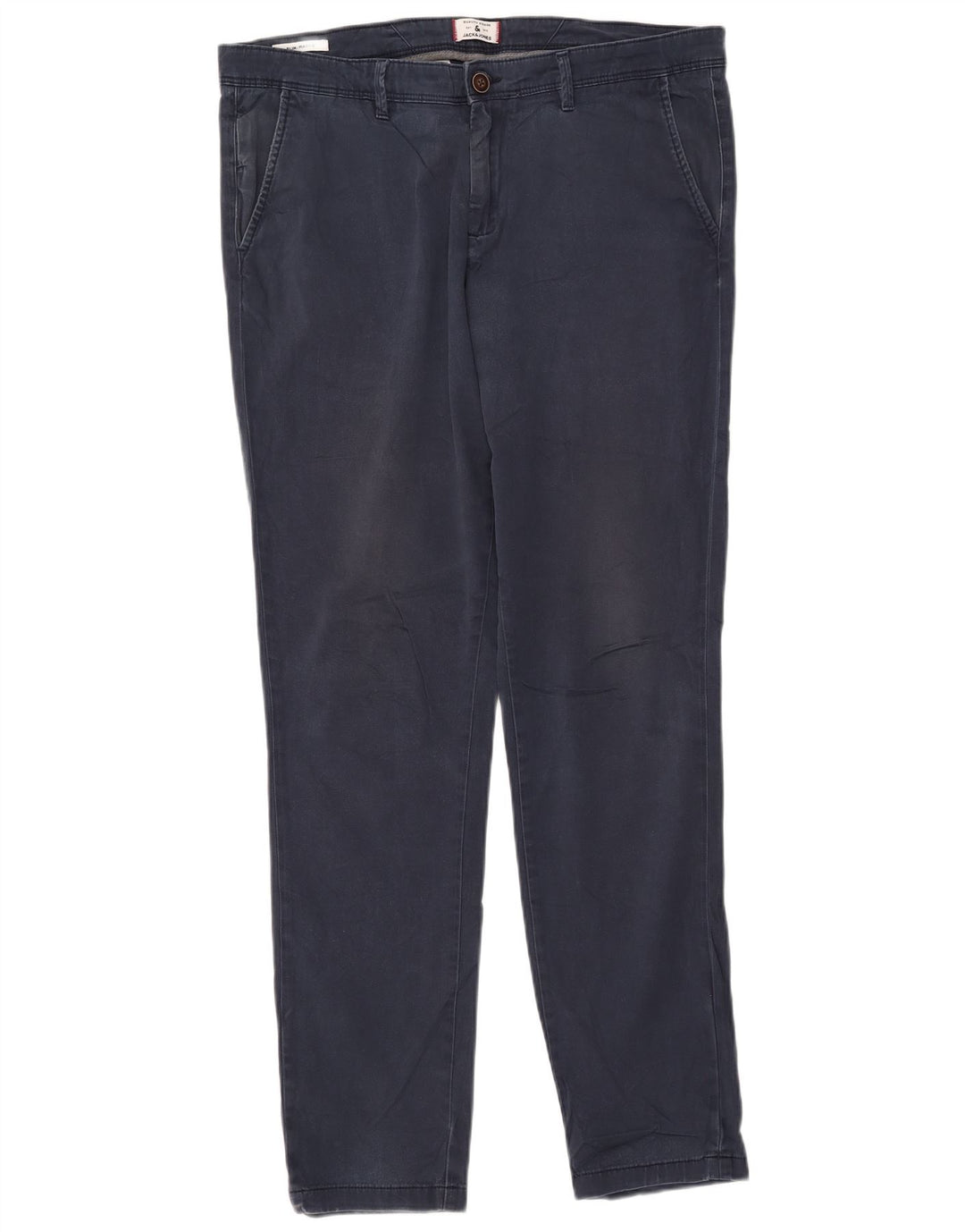 JACK & JONES Pantalon Chino Slim Marco Homme W36 L34 Bleu Marine