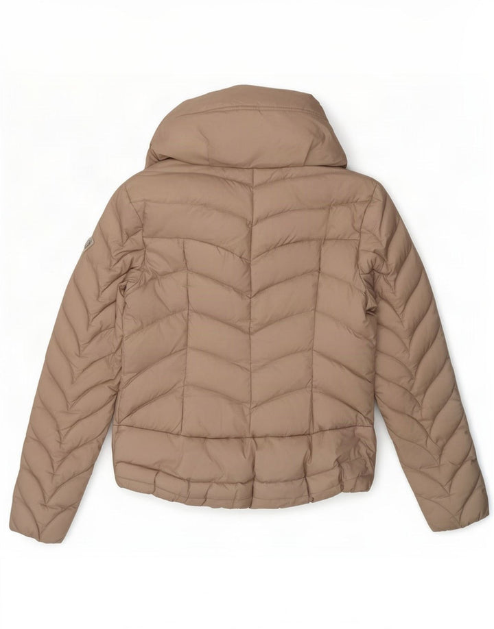Guess Veste matelassée pour femme UK 12 Beige moyen Polyamide