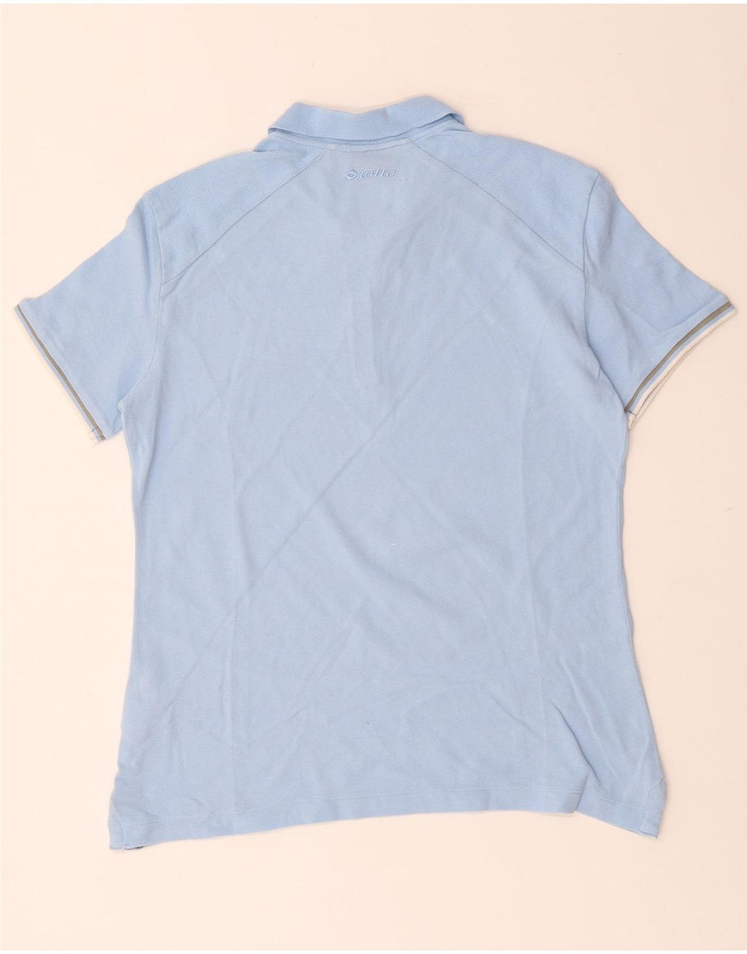LOTTO Polo Femme UK 18 XL Bleu Coton