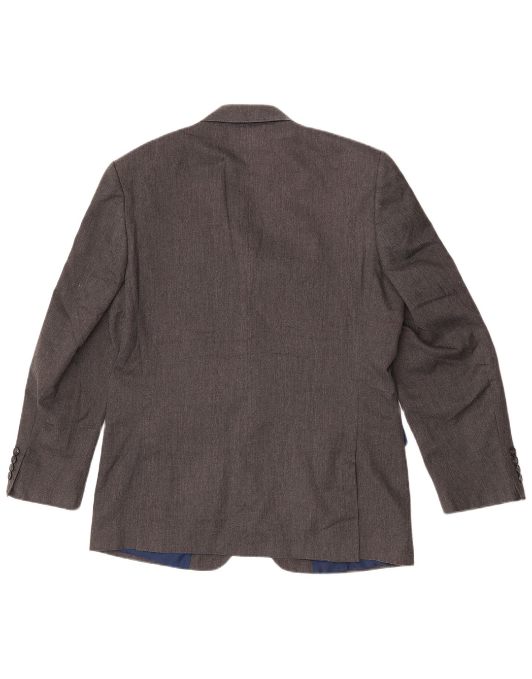 Marks & Spencer Veste blazer à 2 boutons pour homme UK 42 Large Gris Polyester