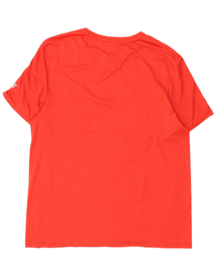 RUSSELL ATHLETIC T-Shirt Homme UK 38/40 Rouge Moyen Polyester